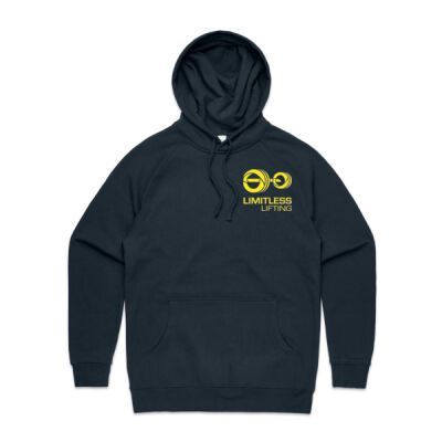 Charity - Navy Yellow - Men's Hoodie Thumbnail